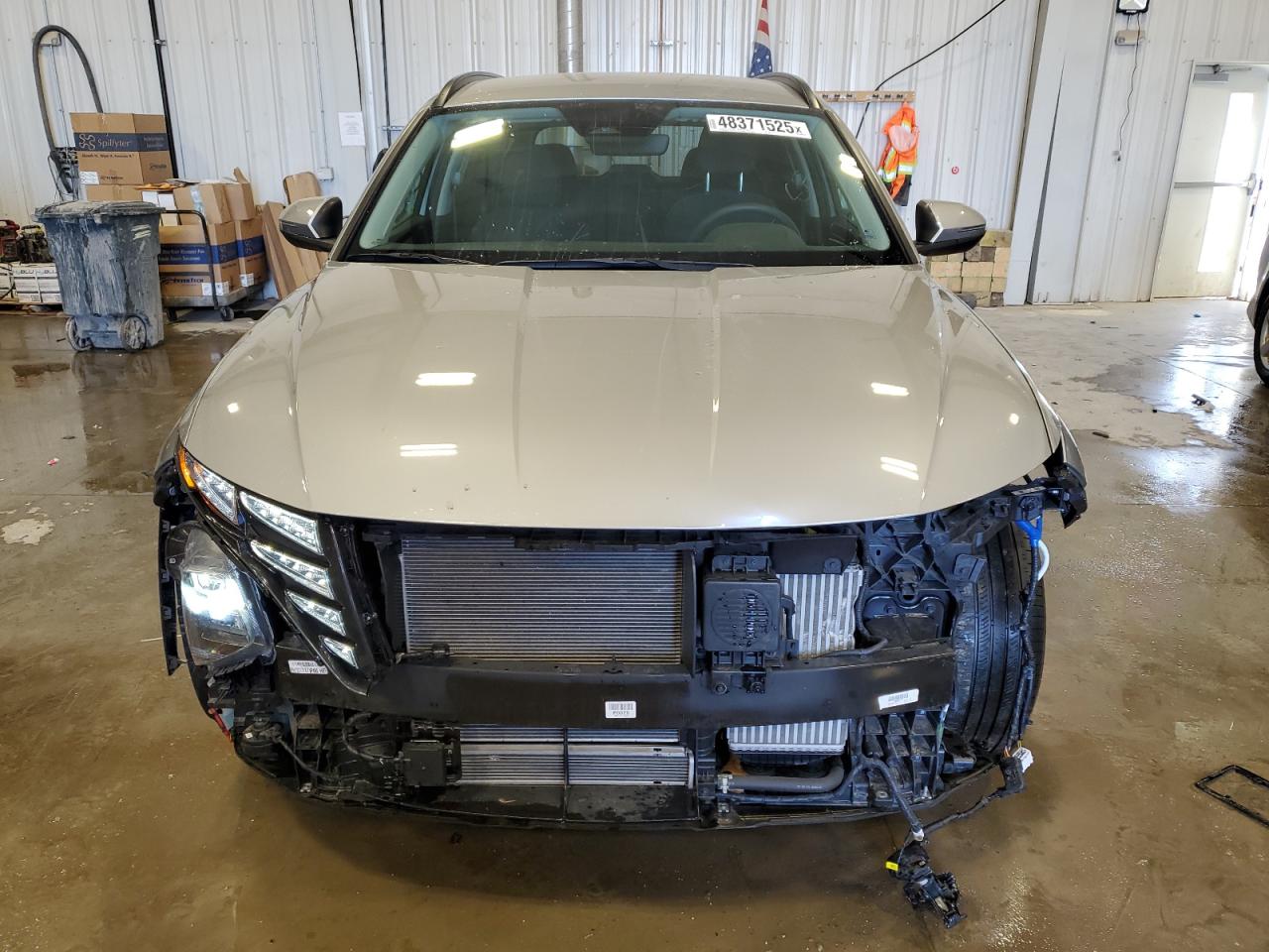 2022 HYUNDAI TUCSON BLUE VIN:KM8JBCA13NU045713