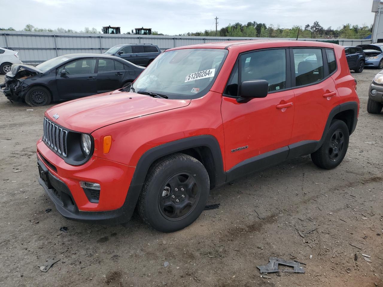 2022 JEEP RENEGADE SPORT VIN:ZACNJDA16NPN46222