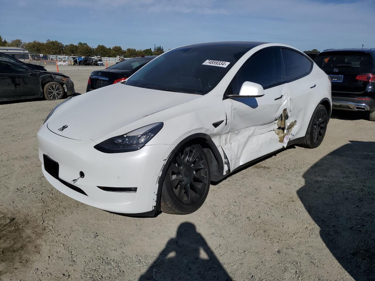 2022 TESLA MODEL Y  VIN:7SAYGDEE9NF481288