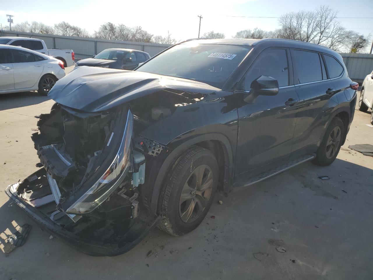 2023 TOYOTA HIGHLANDER HYBRID BRONZE EDITION VIN:5TDAARAHXPS522555