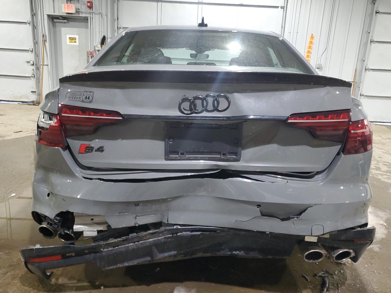 2022 AUDI S4 PRESTIGE VIN:WAUC4AF43NA019528