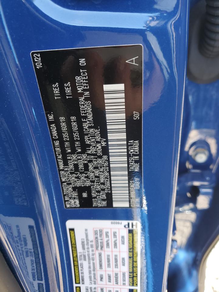 2023 LEXUS NX 350 VIN:2T2GGCEZ8PC016798