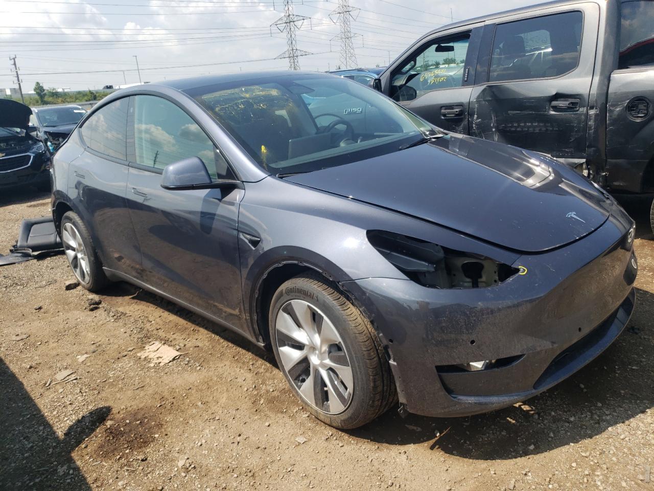 2022 TESLA MODEL Y  VIN:7SAYGAEE2NF544343