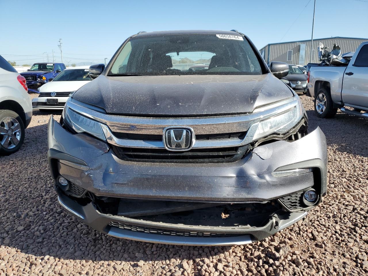 2022 HONDA PILOT TOURING VIN:5FNYF5H61NB017809