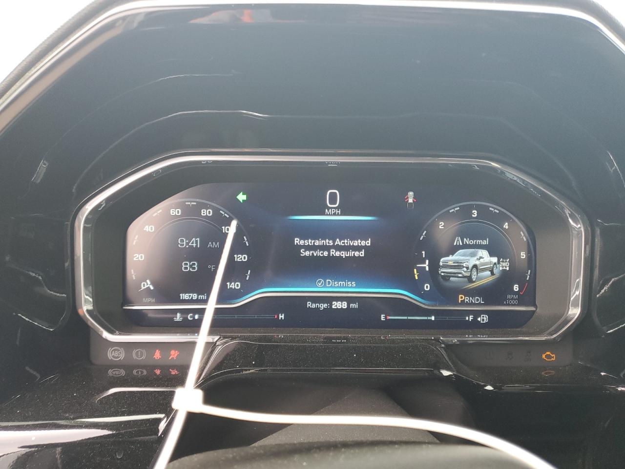 2023 CHEVROLET SILVERADO K1500 LT VIN:1GCUDDED9PZ335840