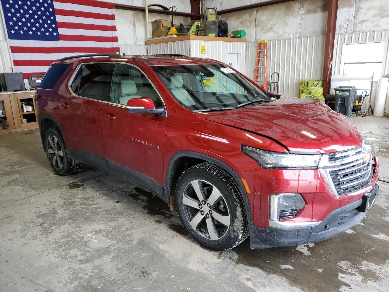 2022 CHEVROLET TRAVERSE LT VIN:1GNEVHKW6NJ166247