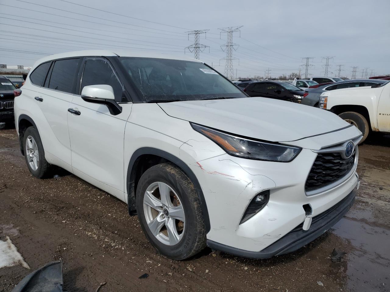 2022 TOYOTA HIGHLANDER HYBRID LE VIN:5TDZARAH2NS511839
