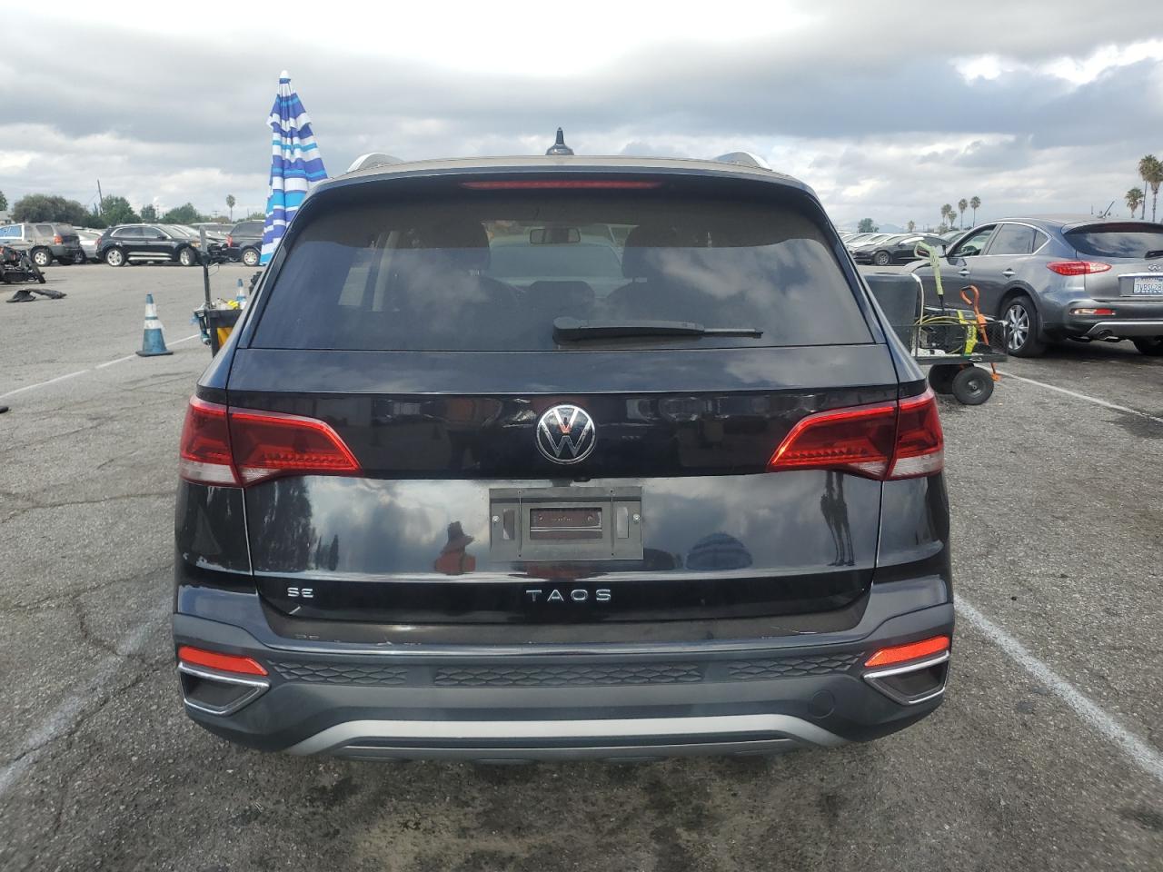 2022 VOLKSWAGEN TAOS SE VIN:3VVRX7B23NM090857