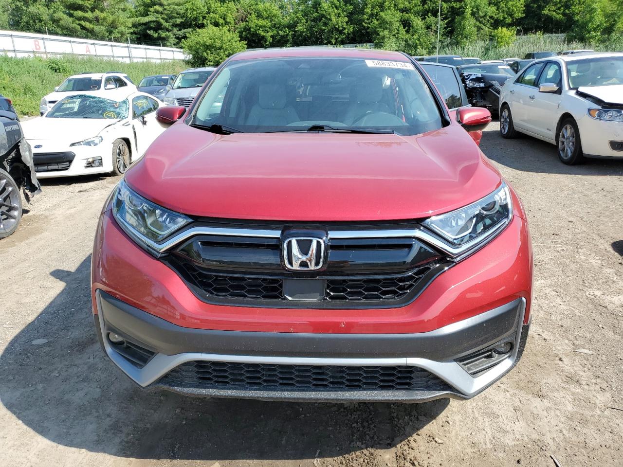 2022 HONDA CR-V EXL VIN:5J6RW2H81NL005039