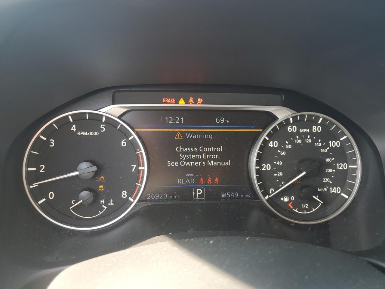 2023 NISSAN ALTIMA SL VIN:1N4BL4EV6PN416455