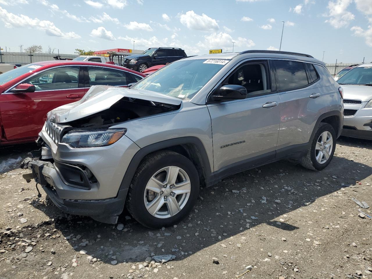 2022 JEEP COMPASS LATITUDE VIN:3C4NJCBB8NT119587