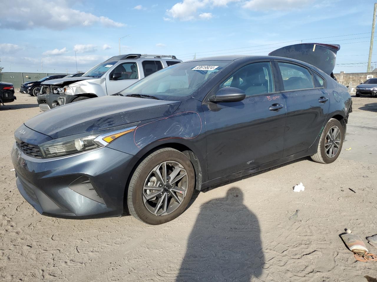 2022 KIA FORTE FE VIN:3KPF24AD7NE452359