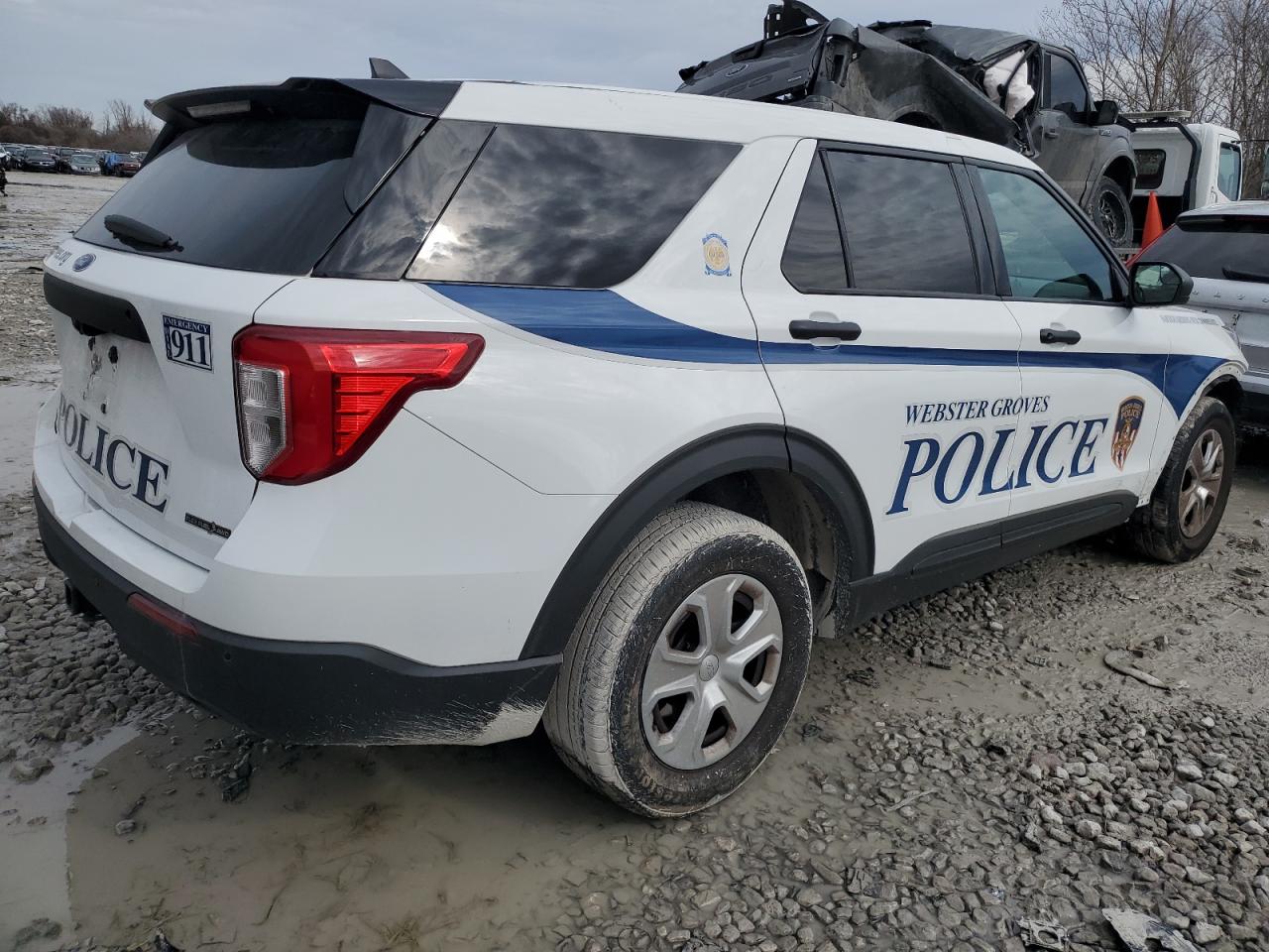 2022 FORD EXPLORER POLICE INTERCEPTOR VIN:1FM5K8AB1NGA92079