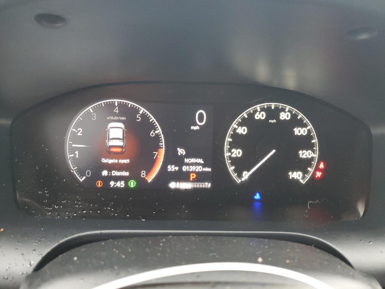 2024 HONDA HR-V SPORT VIN:3CZRZ2H51RM765845