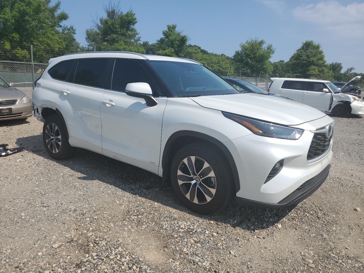 2023 TOYOTA HIGHLANDER HYBRID XLE VIN:5TDKBRCH8PS562356