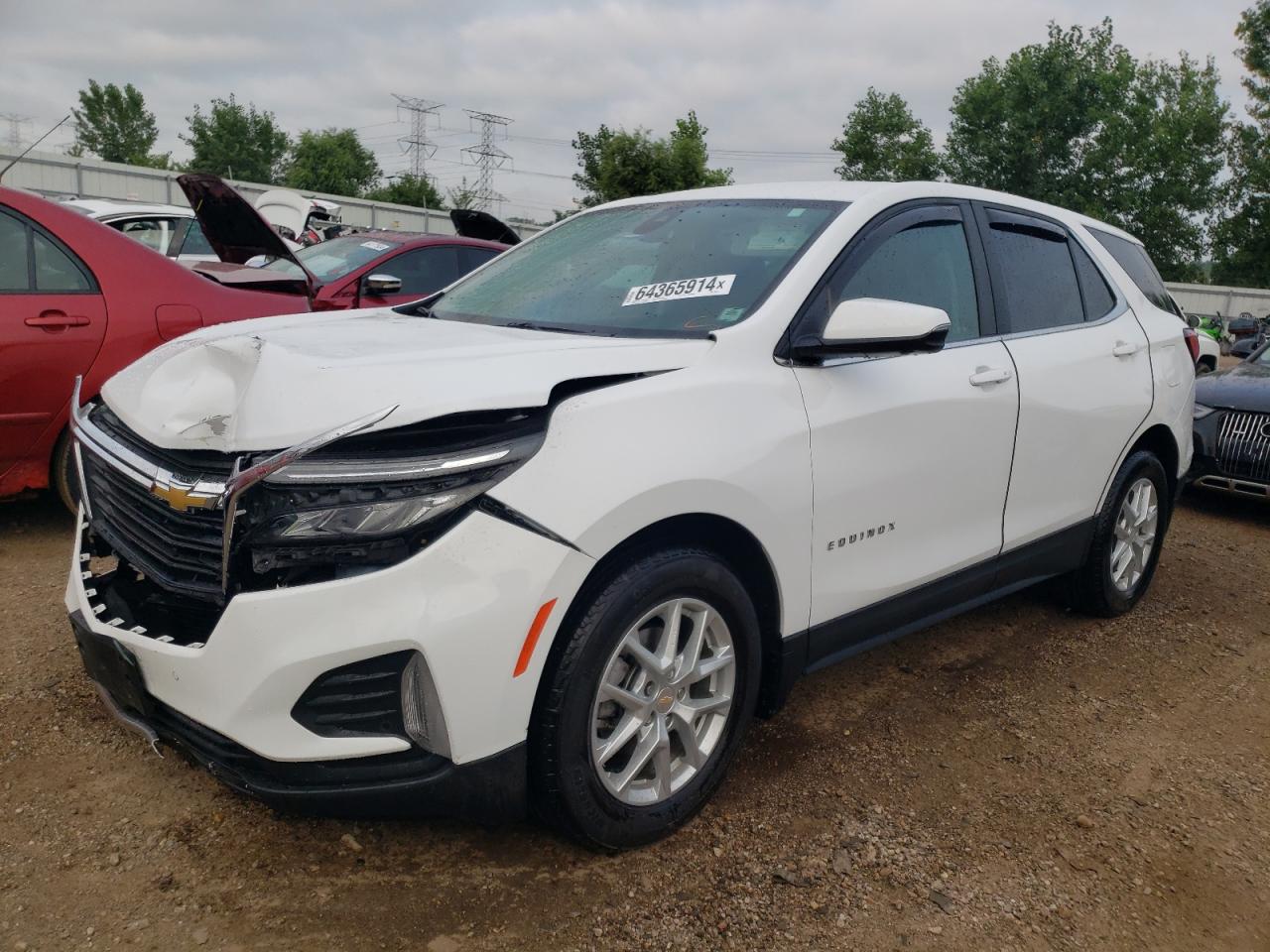 2022 CHEVROLET EQUINOX LT VIN:3GNAXKEV4NL309911