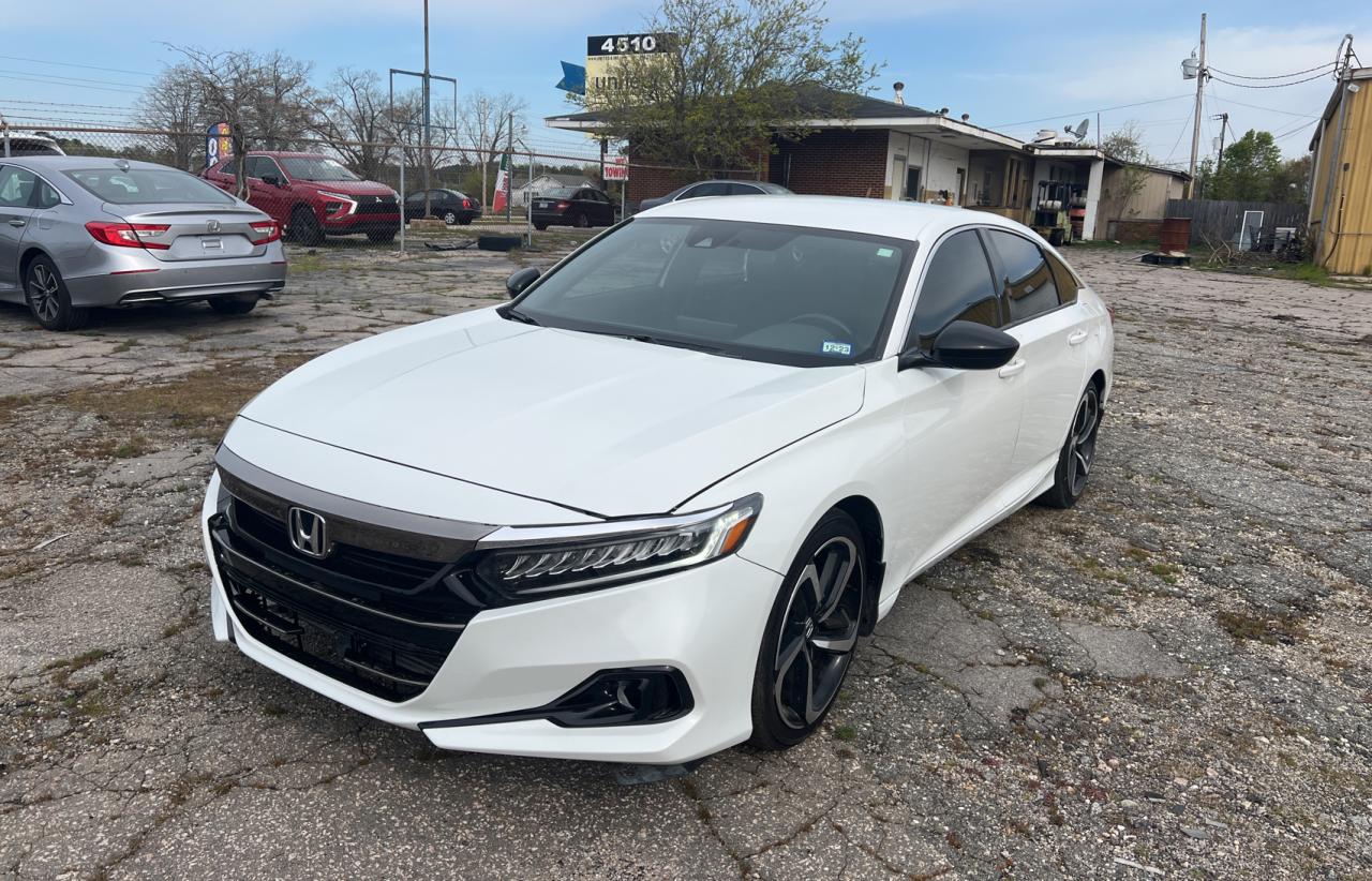 2022 HONDA ACCORD SPORT VIN:1HGCV1F31NA008424