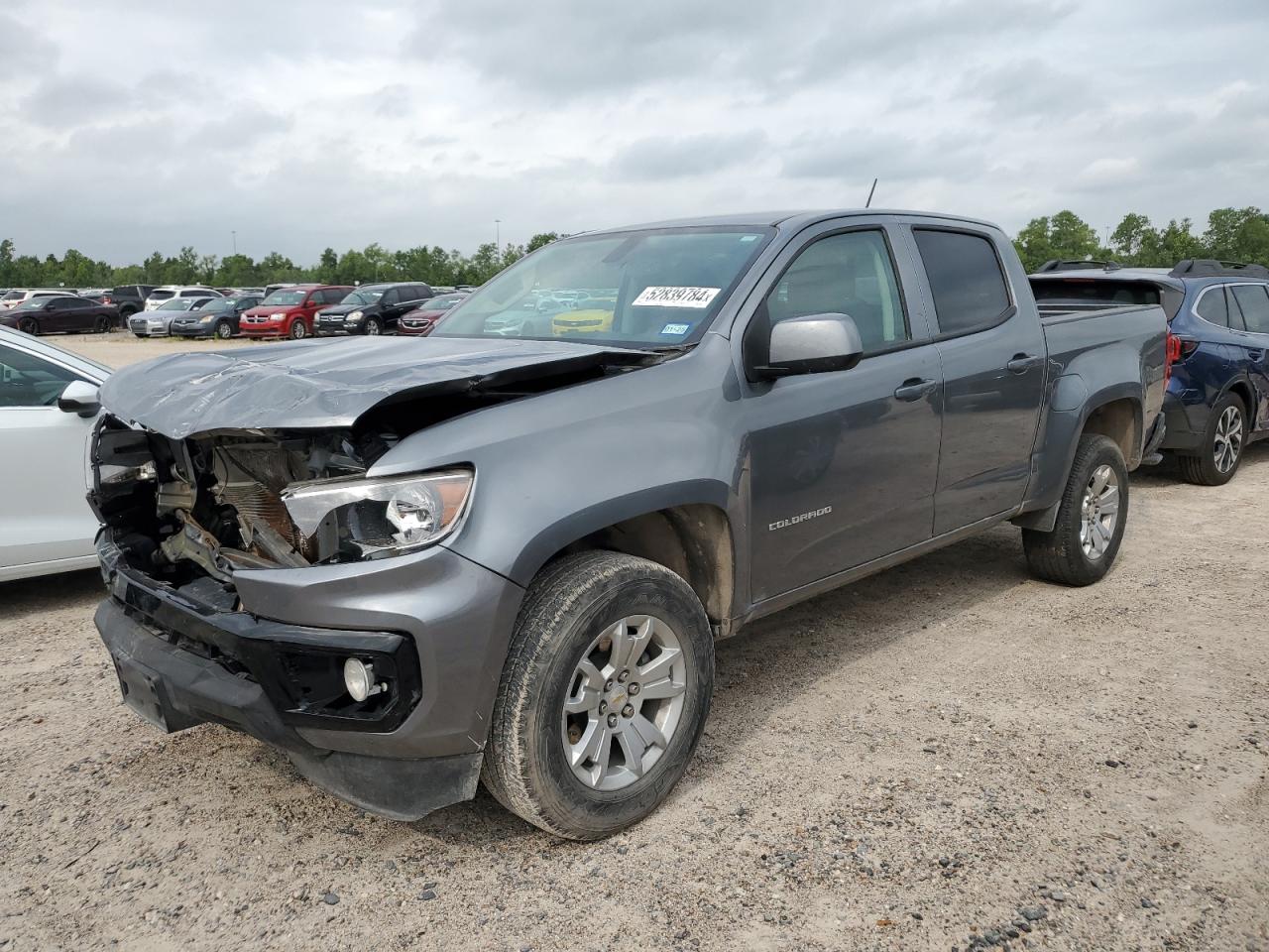 2022 CHEVROLET COLORADO LT VIN:1GCGSCEA7N1297331