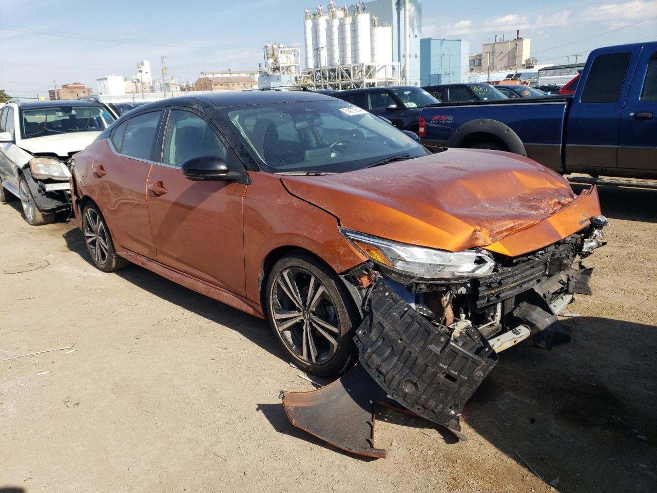 2022 NISSAN SENTRA SR VIN:3N1AB8DV9NY214360