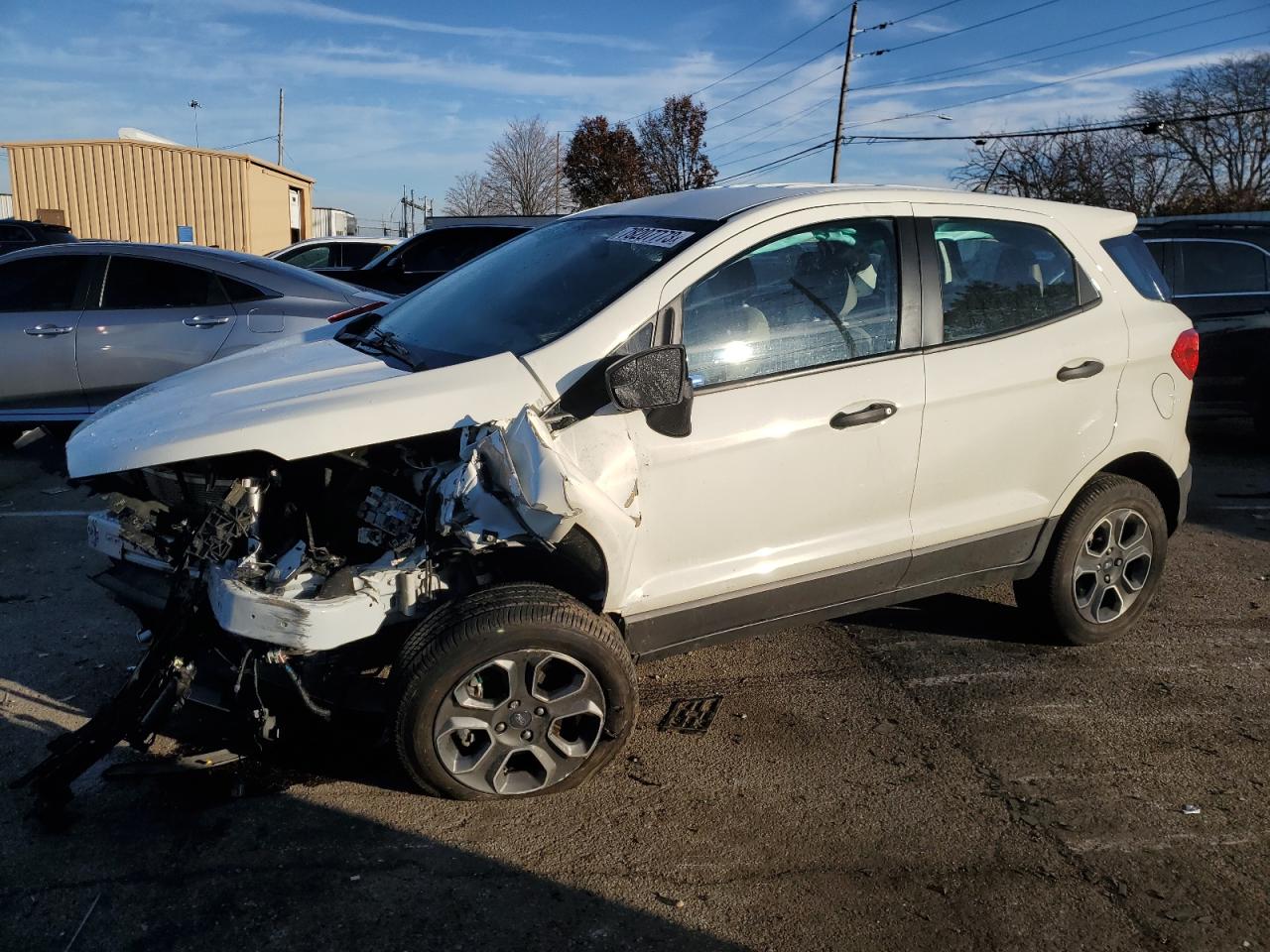 2022 FORD ECOSPORT S VIN:MAJ6S3FL3NC473653