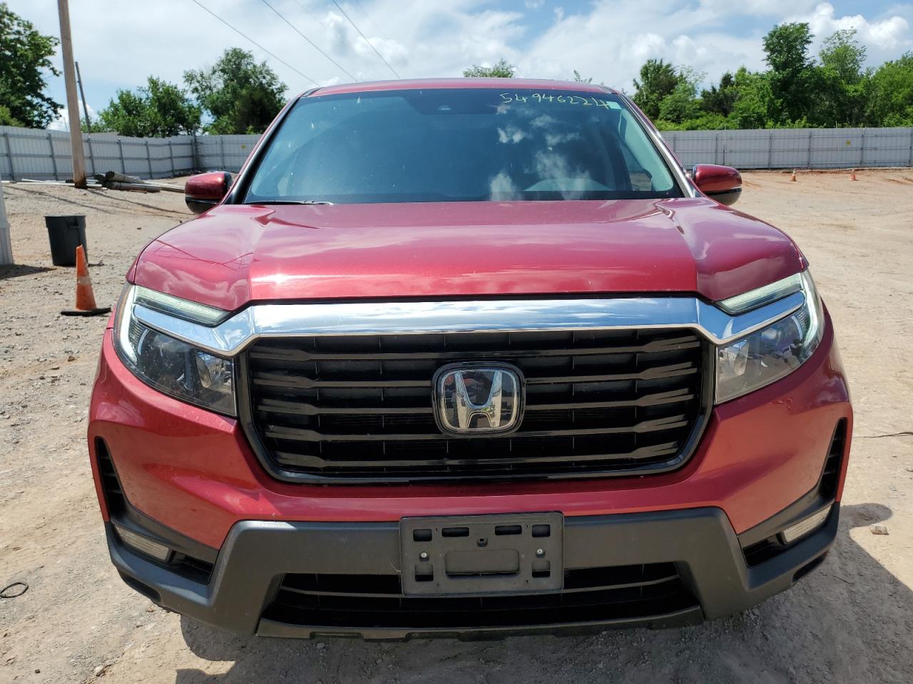 2022 HONDA RIDGELINE RTL VIN:5FPYK3F70NB023538