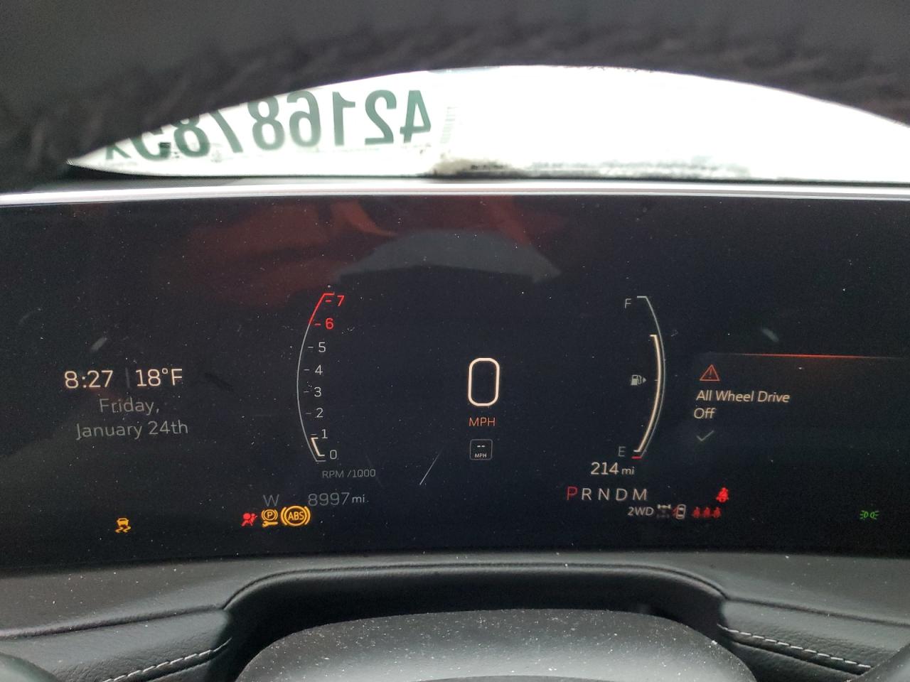 2024 CADILLAC XT4 PREMIUM LUXURY VIN:1GYFZDR4XRF100138