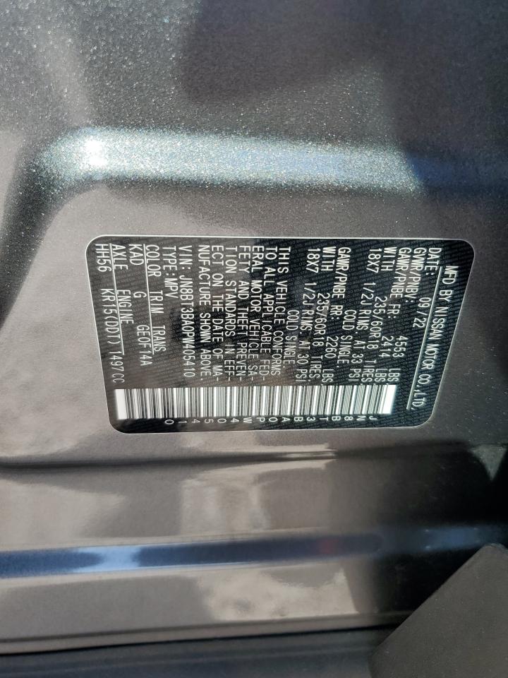 2023 NISSAN ROGUE SV VIN:JN8BT3BA0PW405410