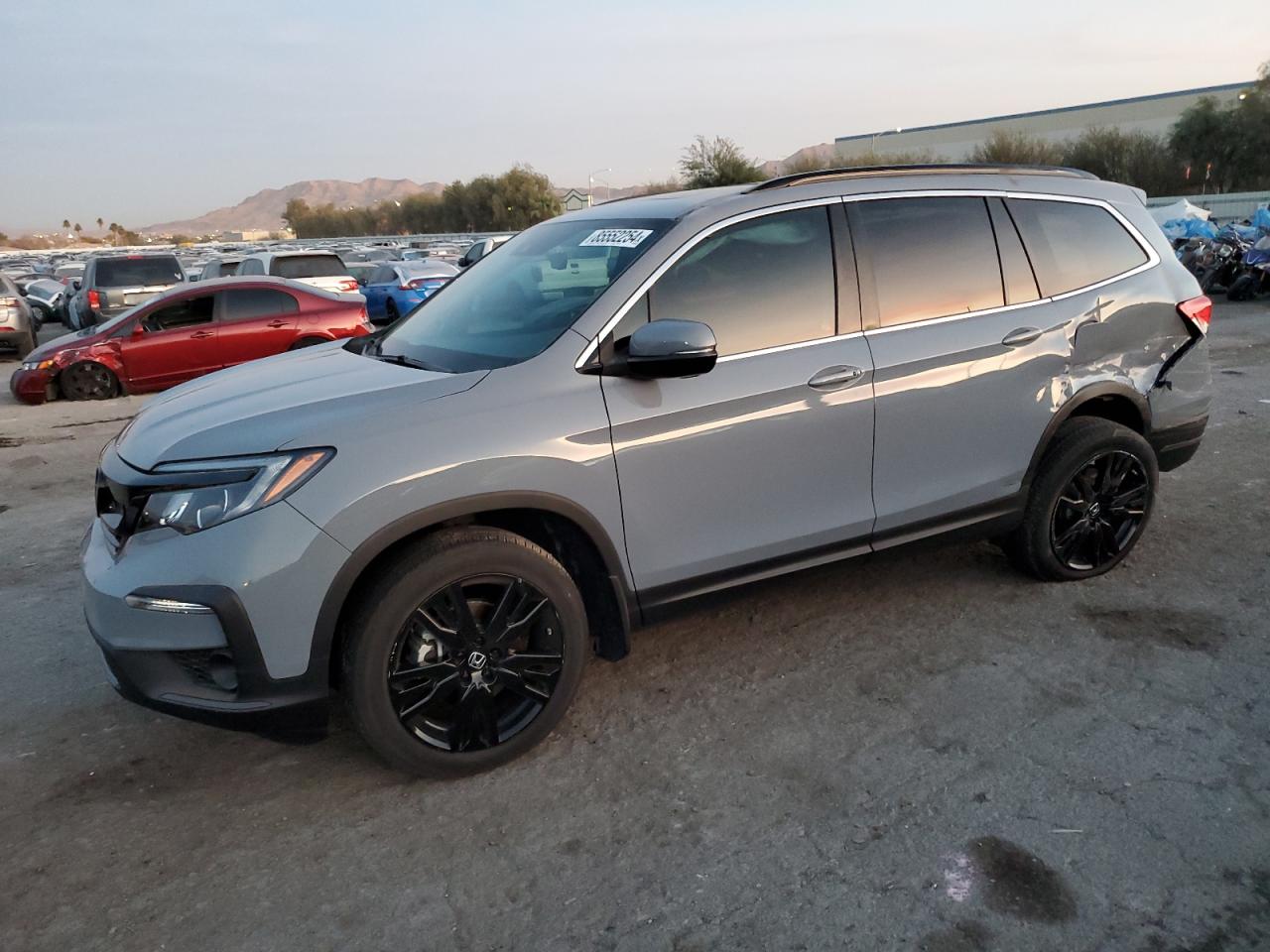 2022 HONDA PILOT SE VIN:5FNYF6H23NB104484
