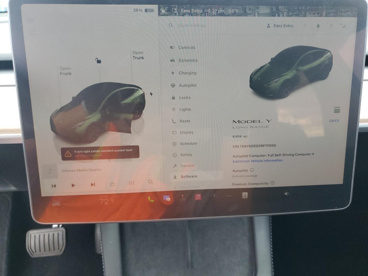 2024 TESLA MODEL Y  VIN:7SAYGDED0RF111859