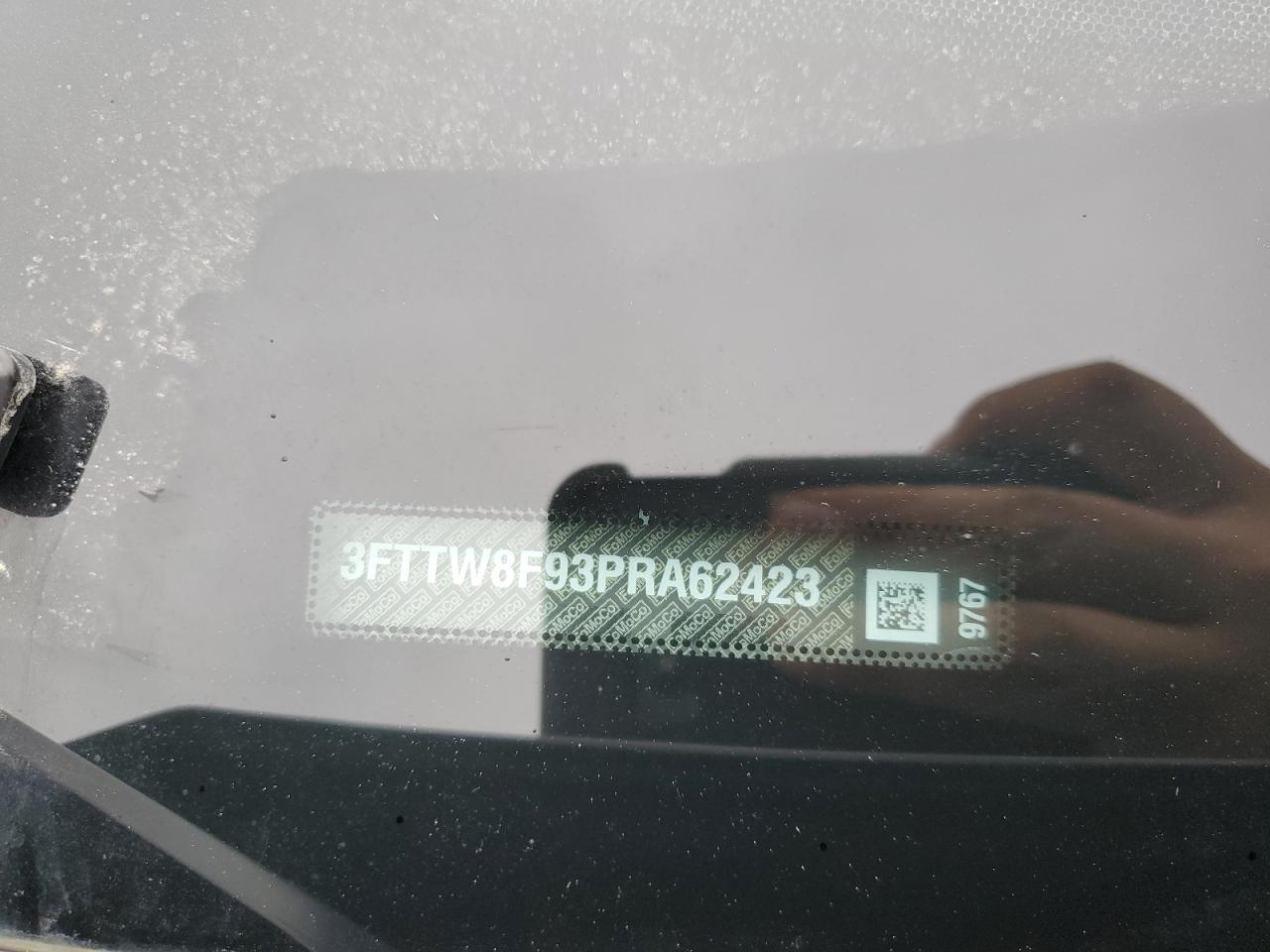 2023 FORD MAVERICK XL VIN:3FTTW8F93PRA62423