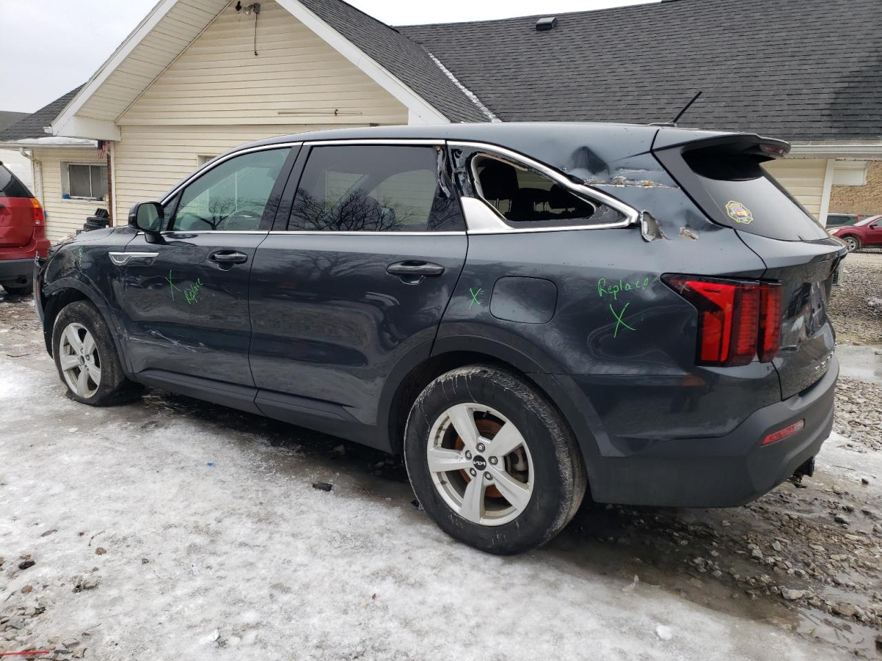 2022 KIA SORENTO LX VIN:5XYRG4LC4NG115654