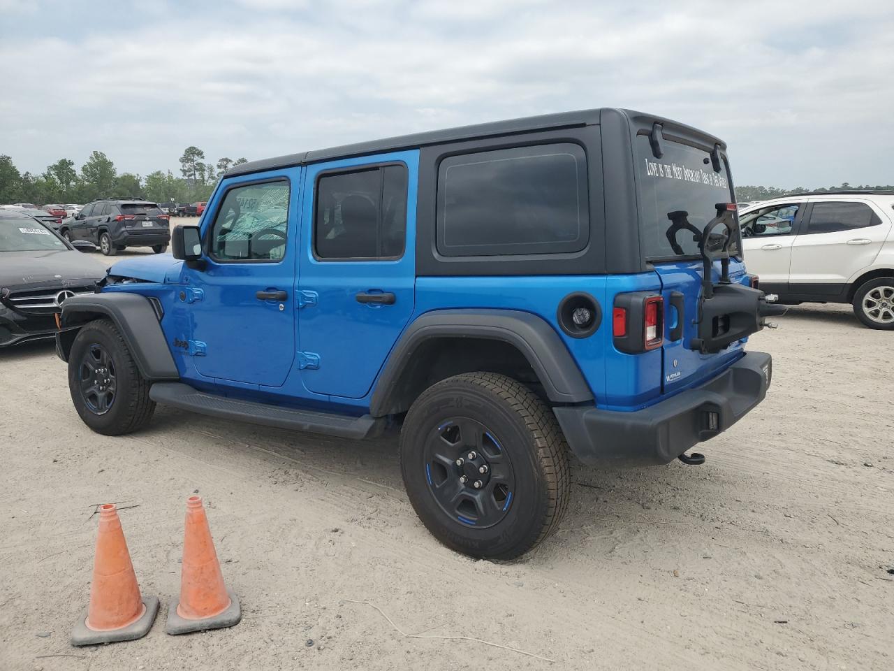2022 JEEP WRANGLER UNLIMITED SPORT VIN:1C4HJXDN6NW232539