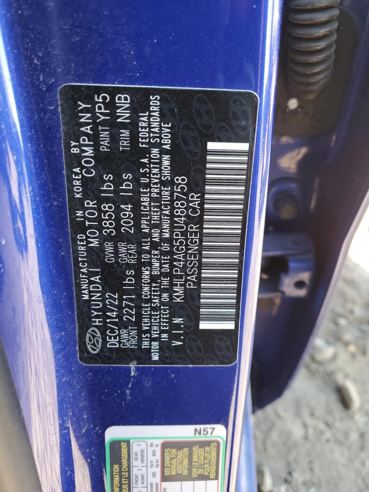 2023 HYUNDAI ELANTRA LIMITED VIN:KMHLP4AG5PU488758