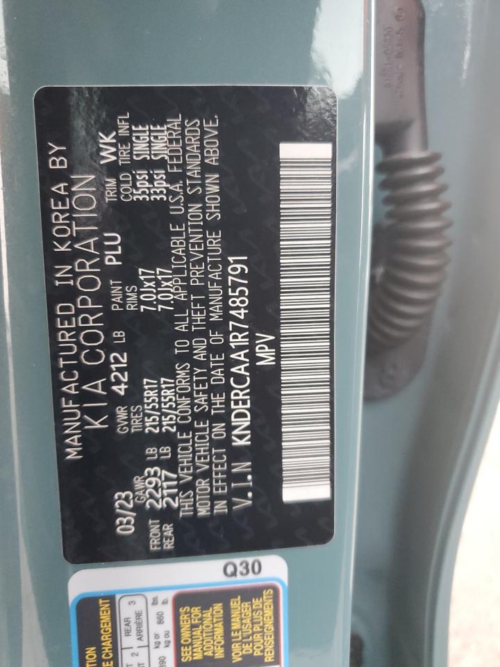 2024 KIA SELTOS EX VIN:KNDERCAA1R7485791