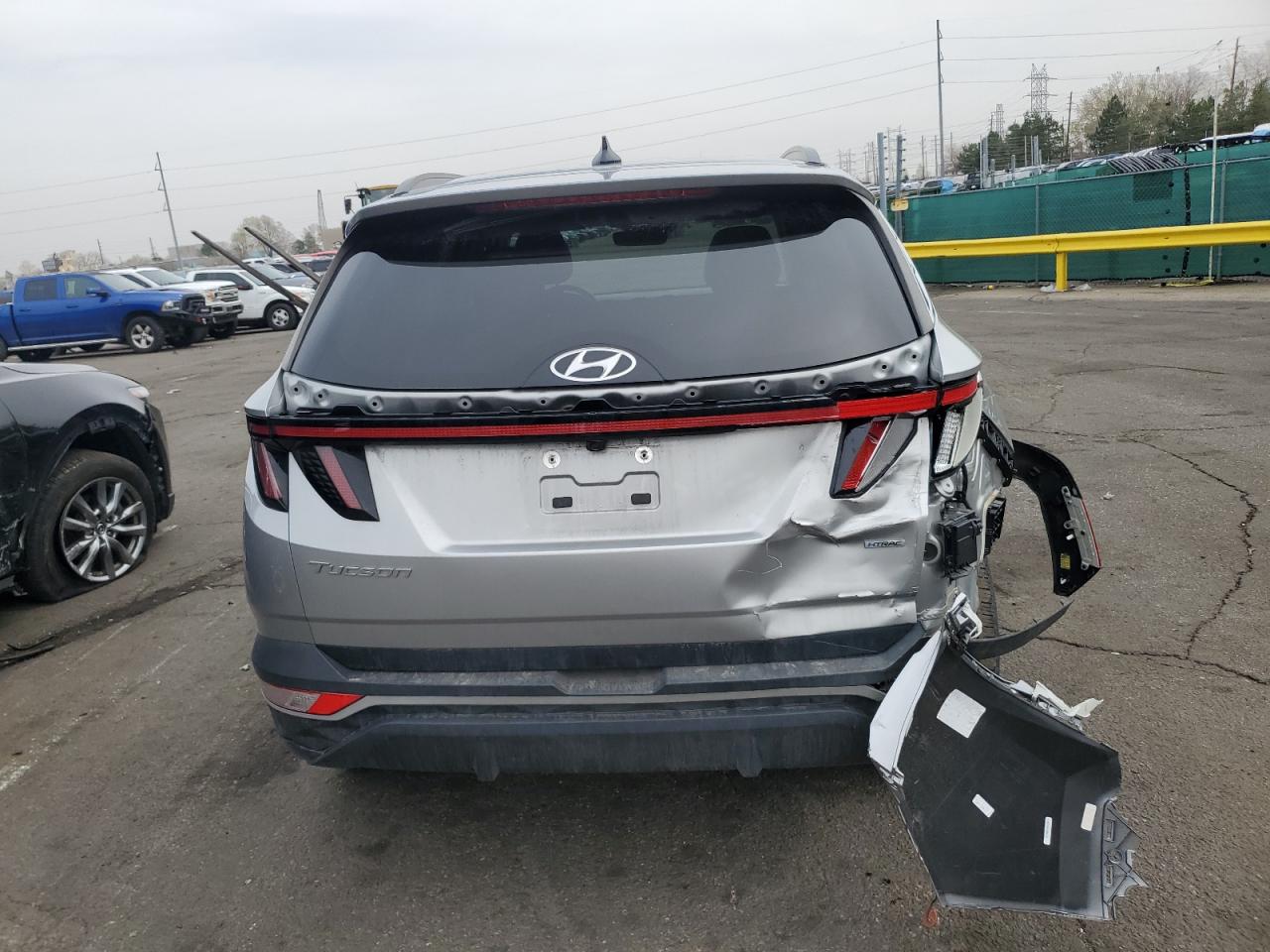 2022 HYUNDAI TUCSON SEL VIN:5NMJCCAE1NH034754