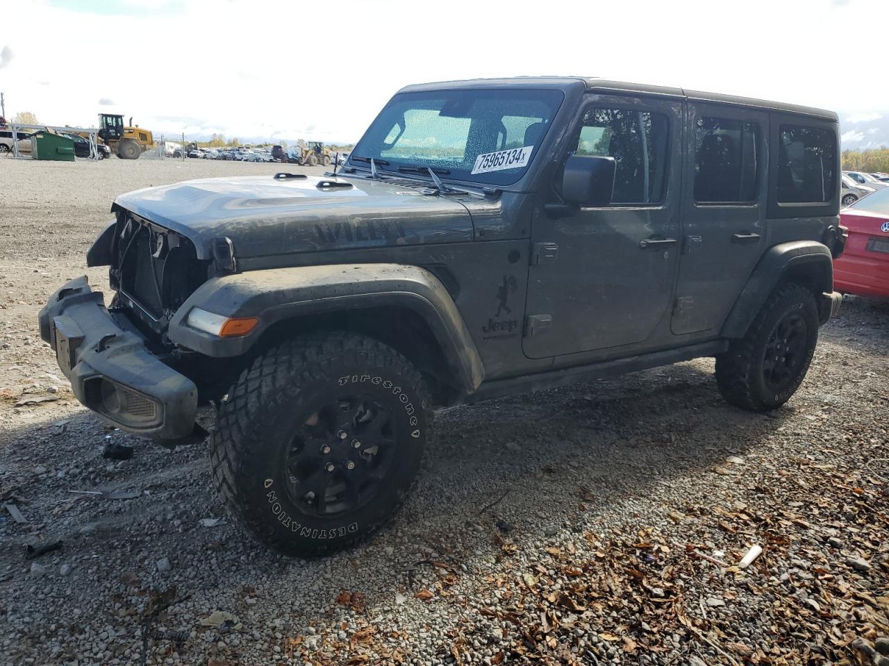 2022 JEEP WRANGLER UNLIMITED SPORT VIN:1C4HJXDG5NW103726