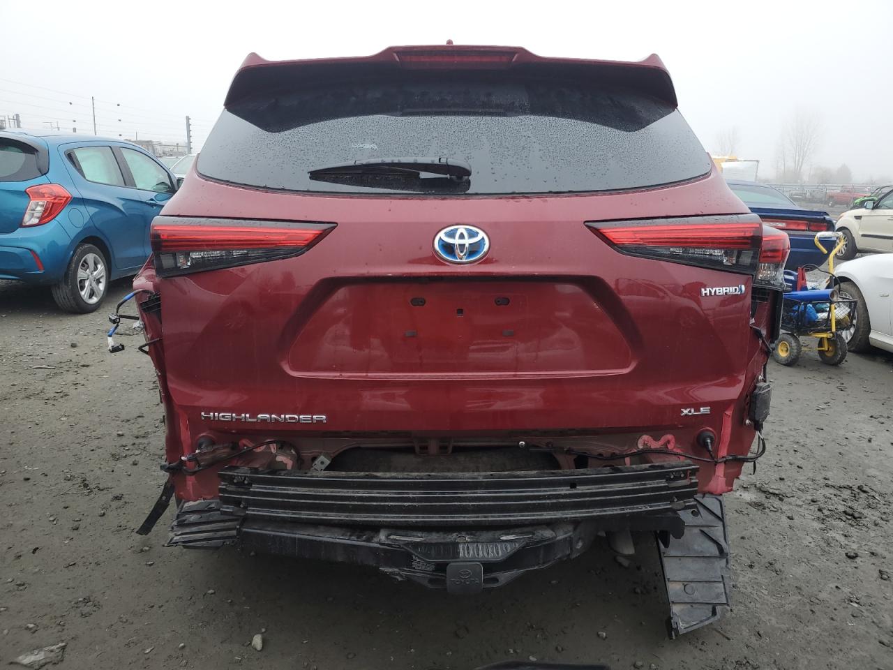 2023 TOYOTA HIGHLANDER HYBRID XLE VIN:5TDKBRCH3PS124991