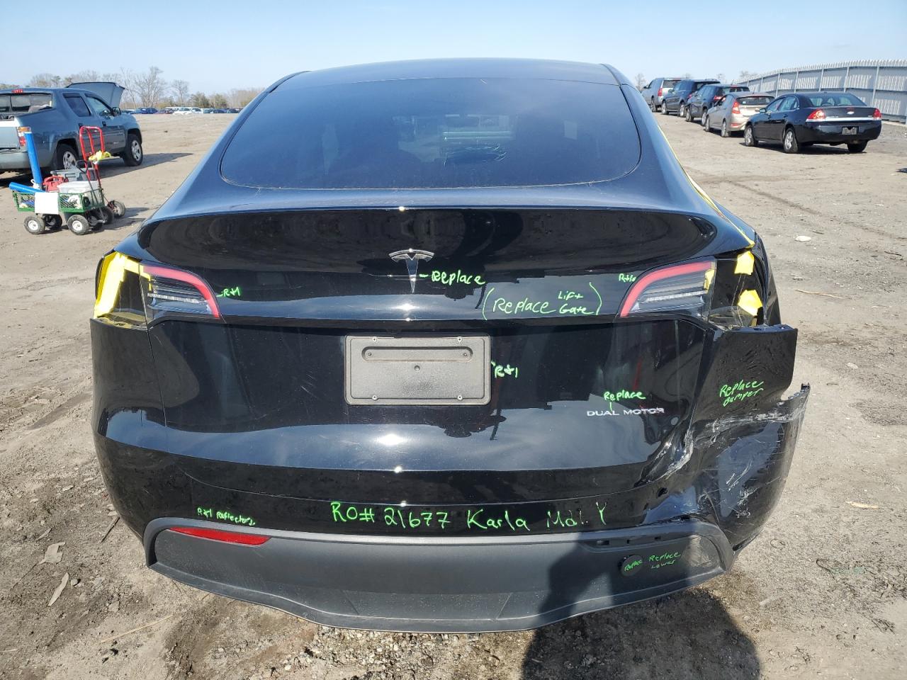 2023 TESLA MODEL Y  VIN:7SAYGDEE1PA212752
