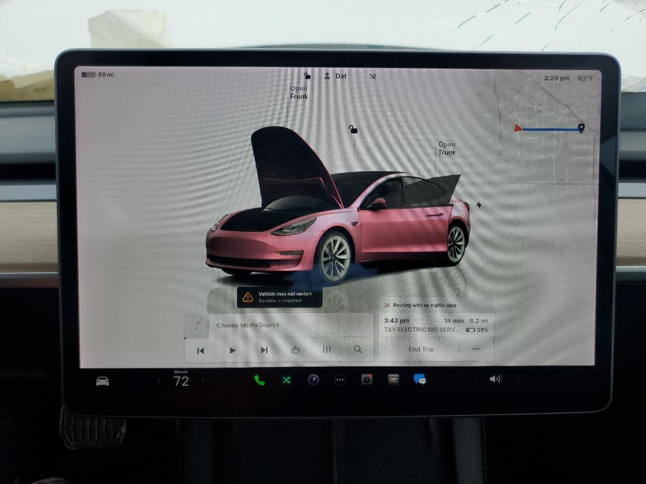 2022 TESLA MODEL 3 VIN:5YJ3E1EA9NF310713