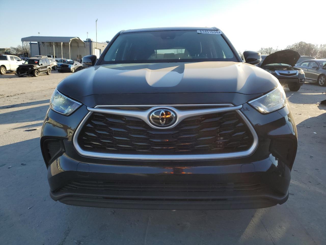 2022 TOYOTA HIGHLANDER L VIN:5TDCZRAH9NS124929