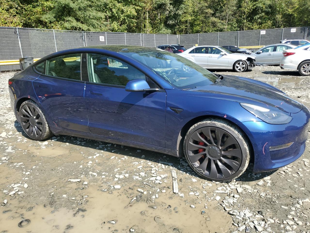 2022 TESLA MODEL 3  VIN:5YJ3E1EC1NF124116