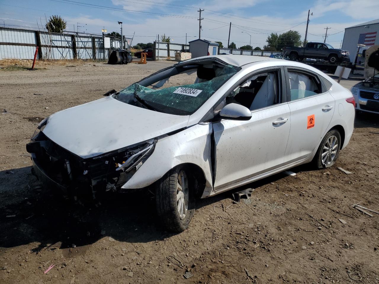 2022 HYUNDAI ACCENT SE VIN:3KPC24A66NE178687