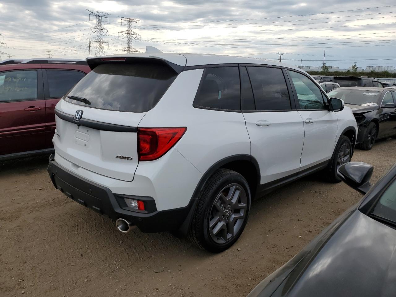 2023 HONDA PASSPORT EXL VIN:5FNYF8H57PB038112