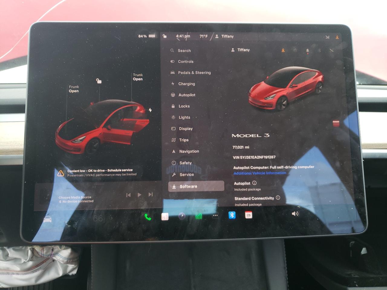 2022 TESLA MODEL 3  VIN:5YJ3E1EA2NF191287