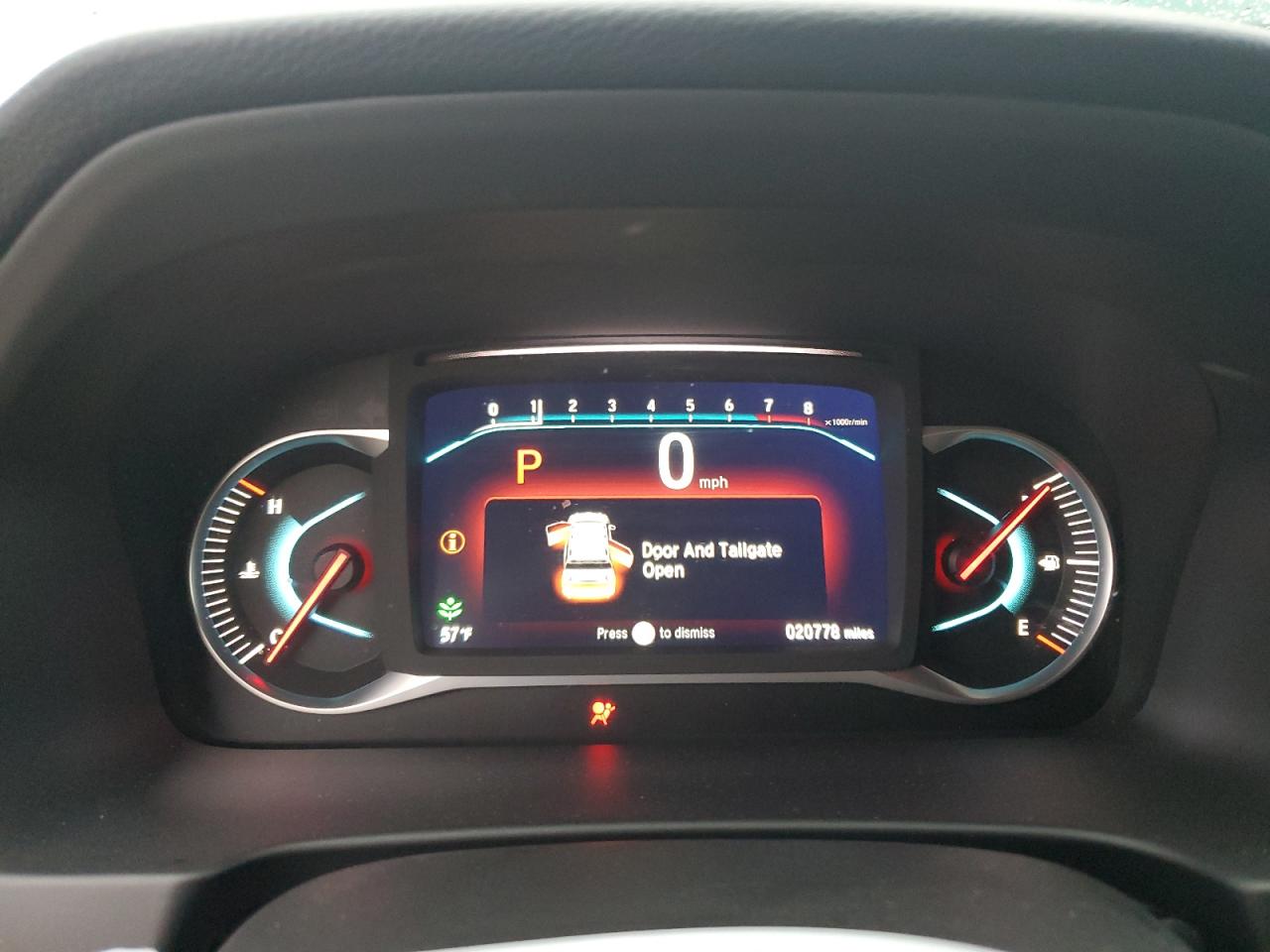 2022 HONDA PILOT SPORT VIN:5FNYF6H30NB104208