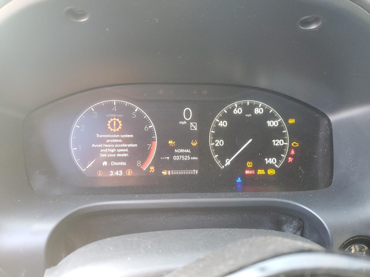 2024 HONDA HR-V EXL VIN:3CZRZ2H72RM704330