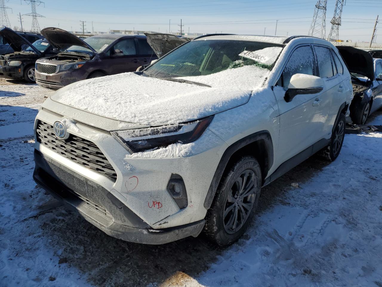 2022 TOYOTA RAV4 XLE PREMIUM VIN:JTMB6RFV5NJ023967
