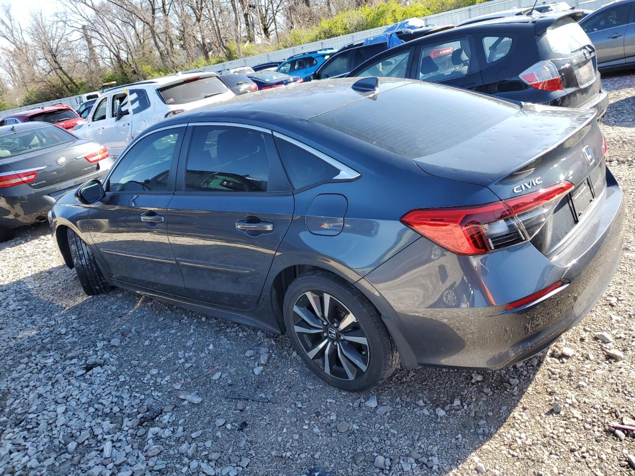 2022 HONDA CIVIC EX VIN:JHMFE1F72NX007969