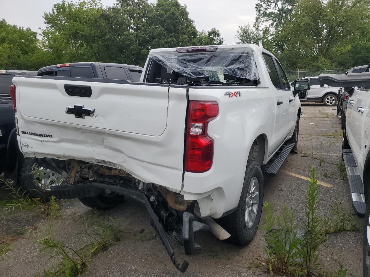 2022 CHEVROLET SILVERADO K1500 VIN:3GCPDAEK7NG565304