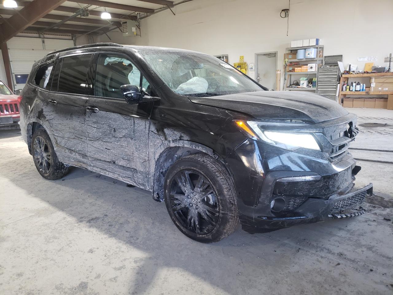 2022 HONDA PILOT BLACK VIN:5FNYF6H72NB029286